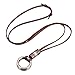 GelConnie Leather Necklace Men's Vintage Necklace Brown Necklaces Leather Pendants for Men Hippie Choker Boho Necklaces for Women Long Adjustable Leather Cord Cross