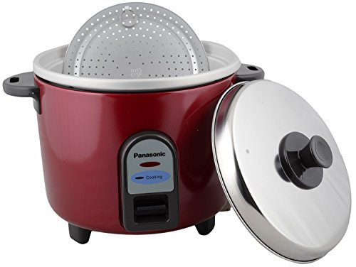 Panasonic Electric Rice Cooker – Burgundy, 1 L SR-WA10E(GE9)