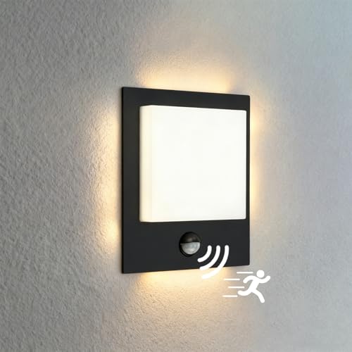 Lampe extérieur détecteur de mouvement IP44 étanche et applique LED