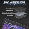 darkFlash Glass Mouse Pad 13.811.8 Inch, Ultra-Smooth Tempered Surface, Precision Tracking, Anti-Slip Rubber Base, Durable Etched Finish, Unique IP Ideal for Gaming & Work(DMP350)