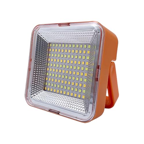 Lámpara De Trabajo Portátil,Lámpara LED De Trabajo | Linterna Solar Recargable Impermeable Para Reparación Auto Camping Astillero Caza Taller Garaje