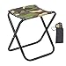 Mini tabouret de camping pliable avec sac de transport - Chaise de pêche légère et portable pour l'extérieur