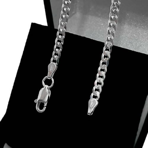 Corrente Cordão Masculino Escama Grumet Em Prata 925 Maciça Legítima 3mm + Caixinha De Presente - 70