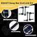Koxot 4pcs Front and Rear Sway Bar Links Fit for Dodge 2011 2012 2013 2014 2015 2018 Durango/for Jeep 2011 2012 2013 2014 2015 Grand Cherokee | K750578 K750579 K750573 X2
