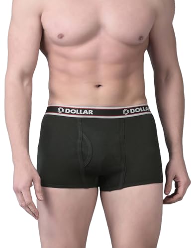 Image of Dollar Bigboss Men's Solid Cotton Trunk (Colour May Vary)