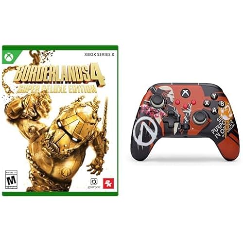 Borderlands 4 Super Deluxe Edition - Xbox Series X and PowerA Wireless Controller for Xbox Series X|S - Borderlands SE