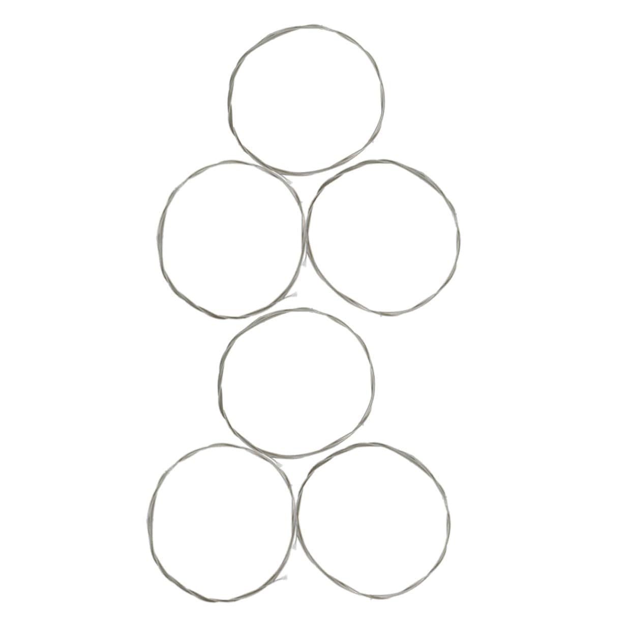 ibasenice 5sets Corde Per Chitarra Folk Metallo Accessori Di Sostituzione Per Chitarra Acustica Resistente e Durevole Corde Per Kit Strumentale Professionale