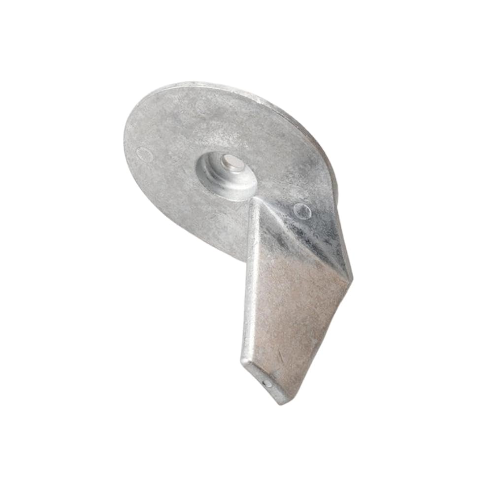 Anodo della linguetta di assetto in zinco compatibile con motori fuoribordo a 2 e 4 tempi da 25 HP a 50 HP. Rotazione a destra. Adatto ai codici 822157C2 822157T2.