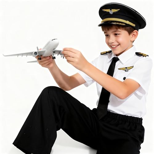Disfraz Completó Piloto de Aerolínea para Niños miniatura 4