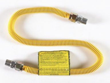 Brasscraft ProCoat 1/2 in. MIP x 1/2 in. Dia. MIP Stainless Steel 36 in. Connector