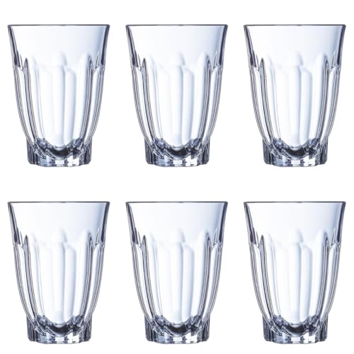 Set de 6 vasos altos fuertes 40 cl Arcade