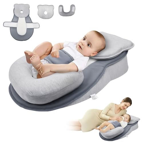 Dumenix Moms Breastfeeding Support Pillow Baby Feeding Support Pillow 10 Nursing Pillow with Adjustable Safety Strap for Postpartum Feeding