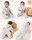 WYTbaby Baby Schneeanzug Fleece mit Kapuze Baby Overall Winter Herbst Warm Romper für Jungen Mädchen 0-3 Monate