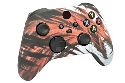 Image of Hand Airbrushed Fade Custom Controller Compatible with Xbox Series X /S & Xbox One (Series X /S Red Dragon)