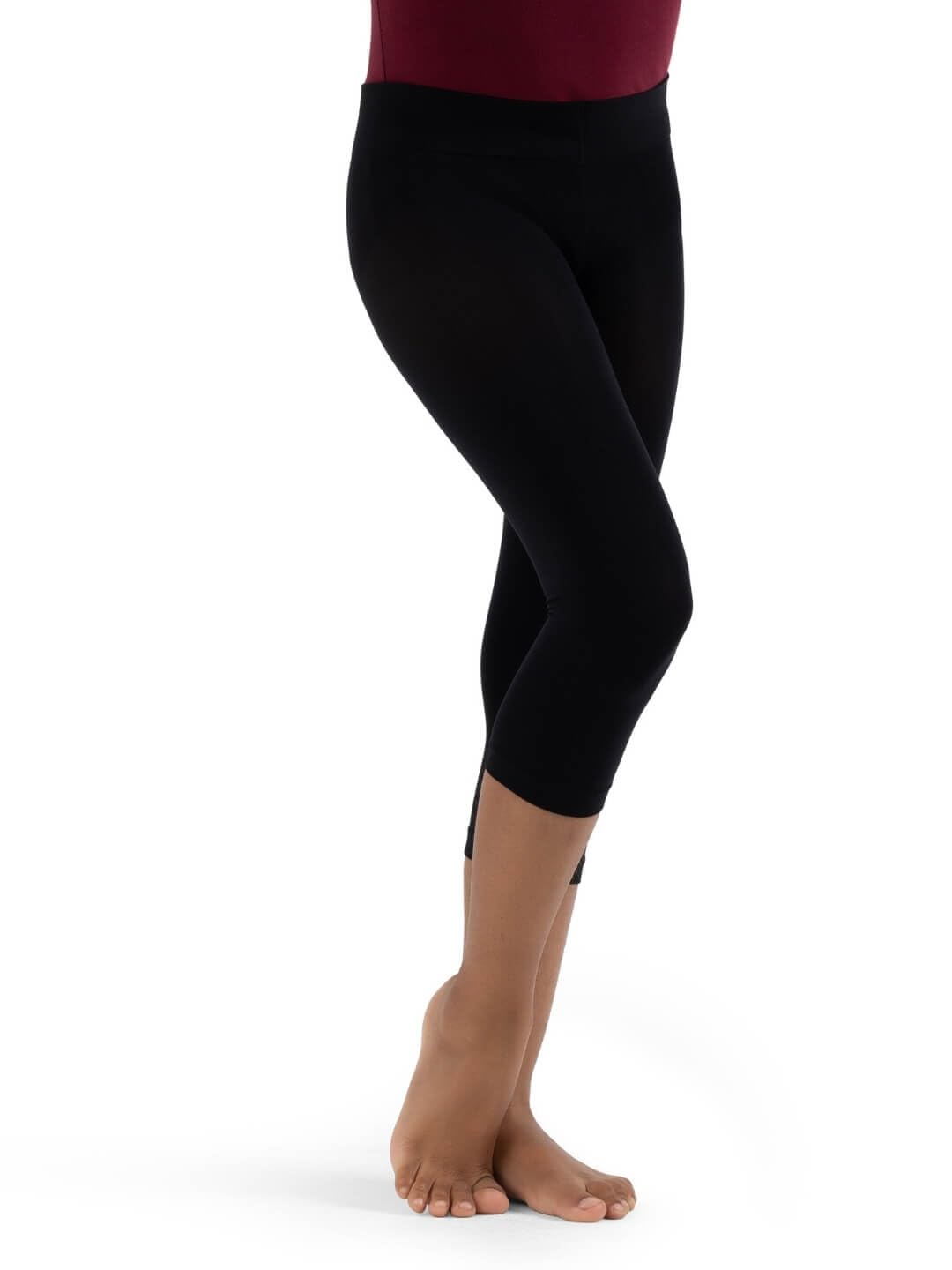 Capezio Big Girls' Ultra Soft Hip Rider Capri Tight Socks