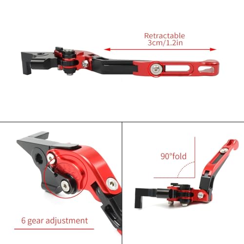 Accesorios FZ25 maneta embrague regulable y kit de palancas freno CNC 4