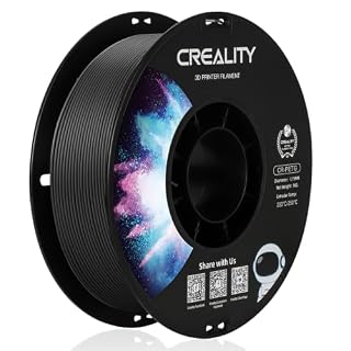 公式Creality PETG 3Dプリンターフィラメント 1.75mm 1kg / 2.2lbs (2.2ポンド) ブラック。