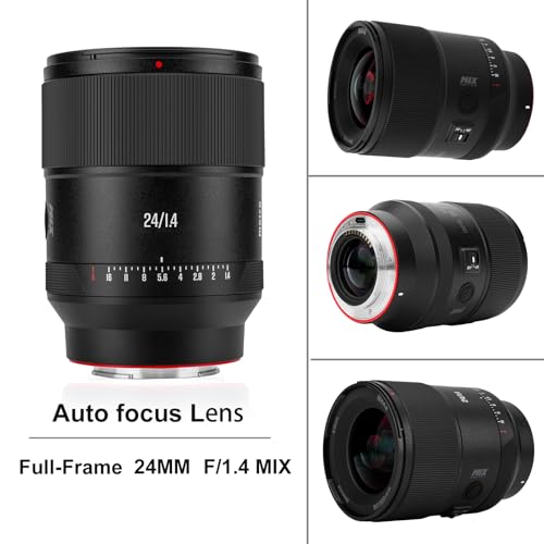 Image of Meike 24mm F1.4 Ultra Wide Angle Full Frame AF STM Lens Auto Focus Fixed Prime Landscape Lenses for Sony E Mount Mirrorless Cameras A9 A9II A7III A7II A7RII A7 A7R3 A7R4 A7IV A7C A7CII A7SIII