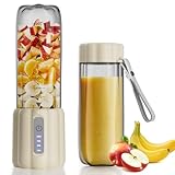 COKUNST 17Oz Portable Blender with 6 Blades, USB-C Rechargeable Personal Smoothie Maker for Shakes & Juices, Compact Mini Mixer for Home, Office & Travel
