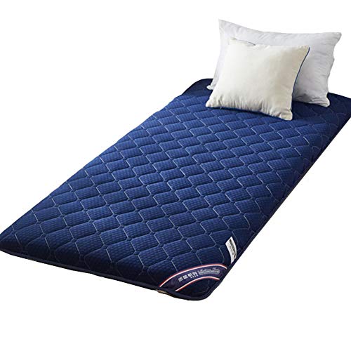 Respirable Cama colchón Sleeping pad, Acolchado Equipadas Colchón tatami Antideslizante Colchón de futón piso Plegable Enrollar el colchón Para la residencia de estudiantes -B 120x190cm(47x75inch)