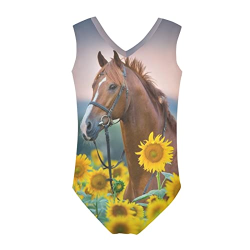 Fashion Print One-Piece Swimsuits for Girls,Soft Stretchy One Piece Bathing Suit Quick Dry Beach Swimwear 5-14 Years2