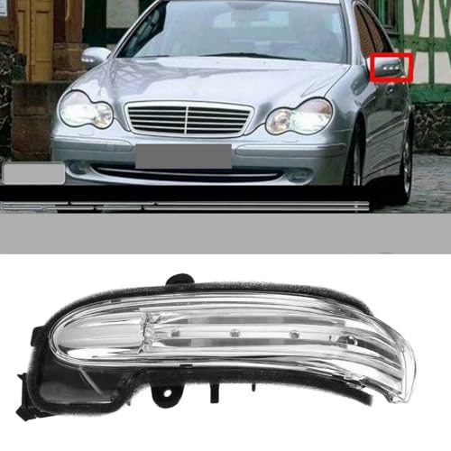 Luz de retrovisor izquierdo Benz W203 soluciona intermitente roto Clase C 2