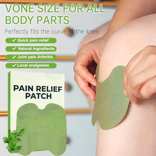 Pain Relief Patch - 60 Pcs Knee Pain Relief Patche Relieve Knee Pain in Minutes,Knee Patches for Pain Relief for Arthritis,Relieves Muscle Soreness in Knee, Neck, Shoulder - Image 3