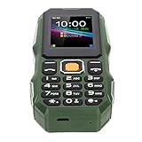 Cryfokt W2021 1,8-Zoll-Seniorentelefon mit Umweltschutznetzwerk, Großer Taste und Vollständigem Sprachassistenten für Senioren (GREEN)
