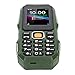 Rugged Phone, 1.8 Inch Big Buttons Unlocked Senior Cell Phone with Strong Flashlight Dual SIM Dual Standby Phone 32MB +32MB 5800mAh Battery, Big Speaker (Army Green)