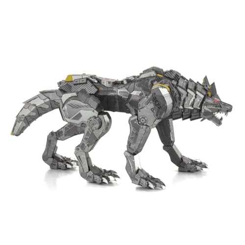 Metal Earth Premium Series Cyber Wolf 3D Metal Model Kit Fascinations - Image 4