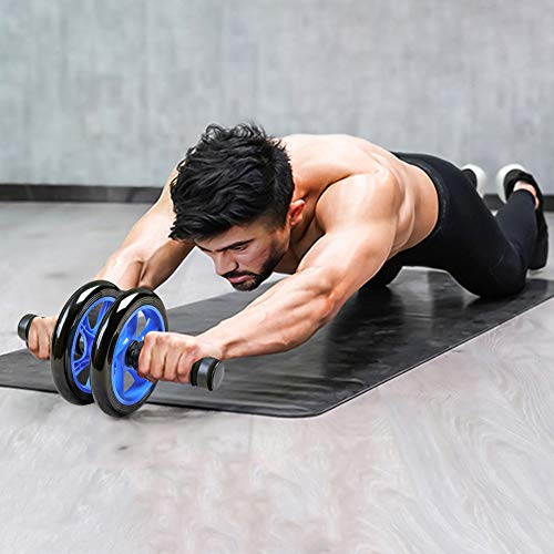 BAJIE Abdominale Wiel Dubbele Wiel Ab Roller Met Knielen Mat Abdominale Wiel Voor Spier Training Trainers Core Gleed… - Image 6