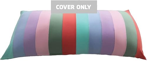 Yogibo Max Giant Bean Bag - Funda de repuesto para silla, suave, lavable, arcoíris pastel disponible en Yaxa Guatemala