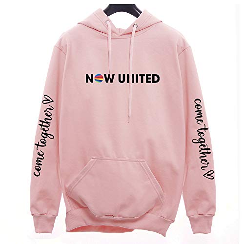 Moletom Canguru Banda Now United Música - Come Together (P, ROSA)