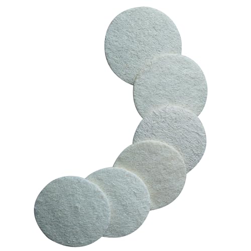 30 pcs Exfoliating Loofah Face Pads Diameter for 2.75'' Natural Facial Body Scrubbers Facial Brush for Massage Face Cleaning Makeup Removal Removing Facial Masks and Makeup Bathing Loofah Sponge