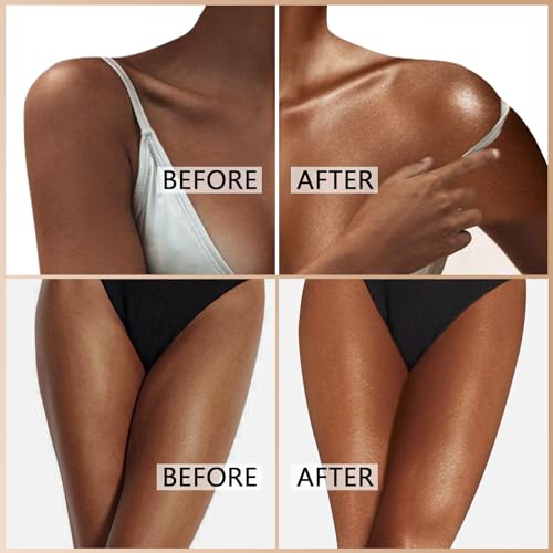 Xifepfr X-50 Body Shimmer Oil, Bronze Gold Body Luminizer Face Highlighter Liquid Illuminator thumb #5