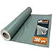 Produktbild uficell Aqua-Stopp Baufolie, Estrichfolie, PE-Folie, Dampfsperre 0,2 mm Stark unter Laminat-/Parkettböden bei erhöhter Restfeuchte bzw. Einsatz einer Warmwasser Fußbodenheizung (50 m² (12,5m x 4m))