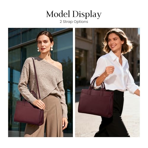 Bolso Tote de Cuero Genuino para Mujer con Asa Superior miniatura 2