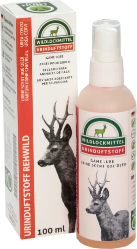 EURO HUNT Urinduftstoff für Rehwild, im praktischen Zerstäuber, lockt über Weite Entfernungen an, 100ml