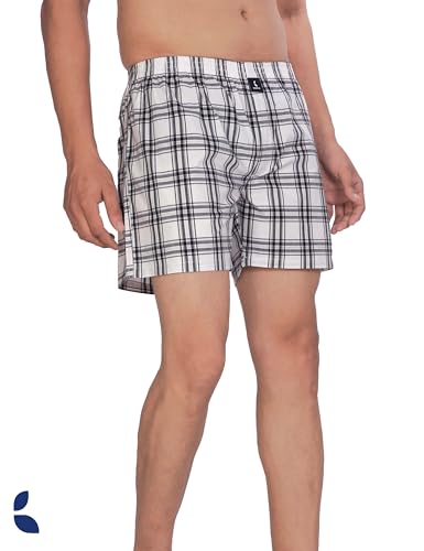 Image of Cotton Boxer Shorts for Men, Breathable, Comfortable & Lightweight (Pack of 2)