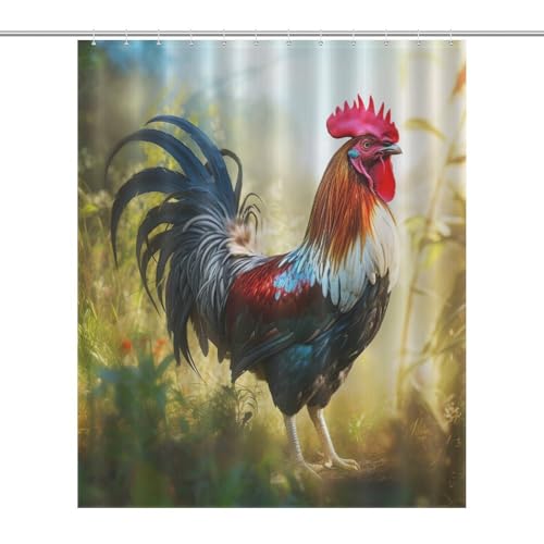 Rideau de douche de qualité supérieure en tissu polyester 152x183cm - 7