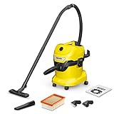 Kärcher Nass-/Trockensauger WD 4 V-20/5/22, Leistung: 1000 W, Kunststoffbehälter: 20 l, Saugschlauch: 2,2 m, inkl. Saugpinselset