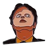 Dwight Schrute Face Mask First Aid Fail CPR Dummy The Office Dunder Mifflin Comedy TV Show 1.2' Enamel Pin Badge