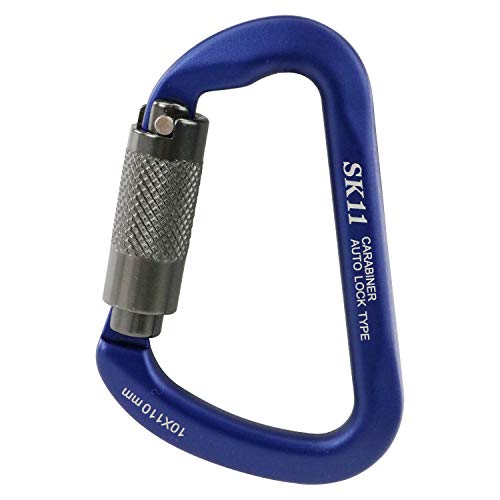 SK11 オートロックカラビナHG 10×110mm ブルー SALC-10110BL