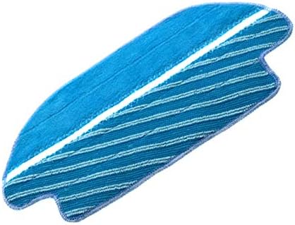 Single clean blue mop cloth pad