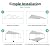 Heavy Duty 10 X 20 Ft Easy to Assemble Metal Car Canopy Shelter with Reinforced Steel Cables, Outdoor Portable Garage for Car, Boat Tent, Light Grey