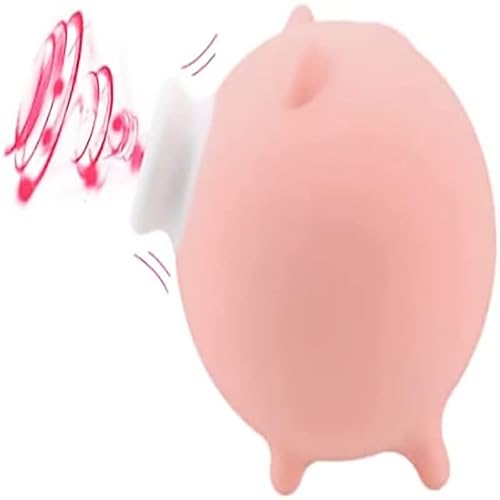 Sugador de Clitóris e Mamilos Porquinho 10 Modos de Velocidade(2pcs)