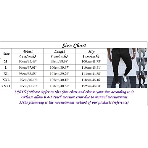 Hommes Slim Fit Couleur Unie Pantalon Pantalon Fermeture éclair décontracté Mode Pantalon Long décontracté Sport Pantalon Mode Pantalon Gadget Homme Cher - Image 7