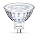 Philips Lighting 5W (35W) GU5.3 Cool White Non-dimmable Spot Foco LED GU5 luz blanca, 3.5 W, Transparente