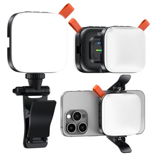 Image of Sounce LED Video Light with 2000mAh Rechargeable Battery | 3 Colour Modes | 360 Rotation | Magnetic Absorption | Camera & Tripod Mountable | for Photography, Live Streaming & Makeup