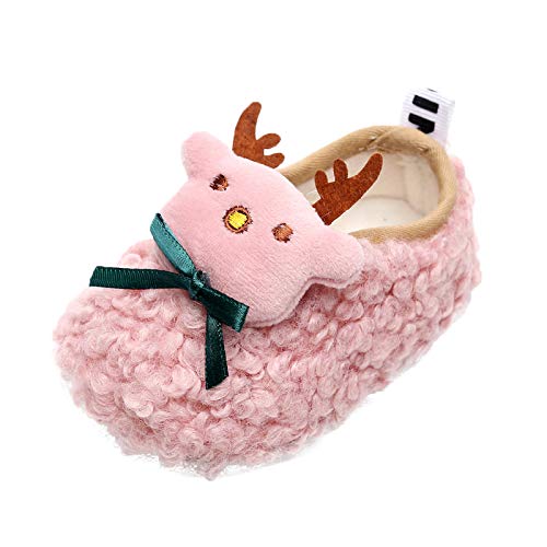 Xmas Infant Girls Shoes First Walking Shoes Indoor Soft-Soled Baby Shoes for Newborn Baby Boys Girls